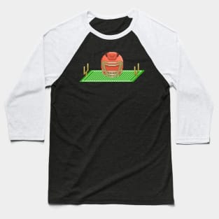 Helmet and Field Red Baseball T-Shirt